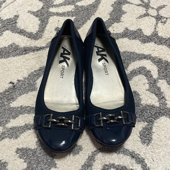 Anne Klein Shoes Navy Blue Flats Poshmark